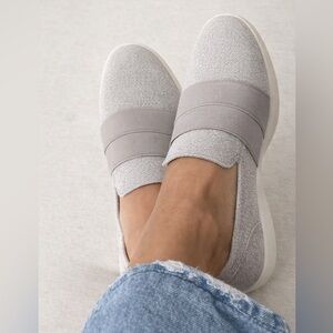 Vince Woman Gray Slip-On Shoes